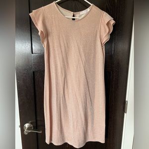 Boutique shimmer blush dress